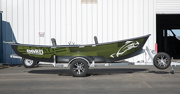 2019 army green 17×61 pavati warrior pavati drift boats