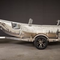 aluminum drift boat